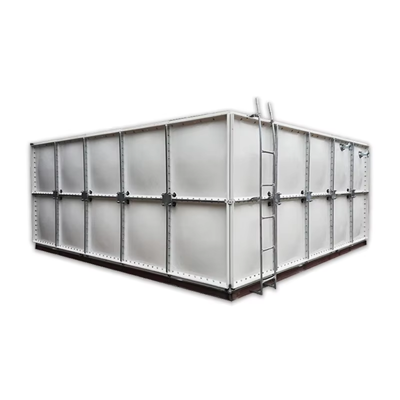 China Engineering Plastic GRP FRP Water Tank 1x1m Water Wank Firefighting FRP / GRP Pressed Panel Rectangular Water Storage Tank Panel