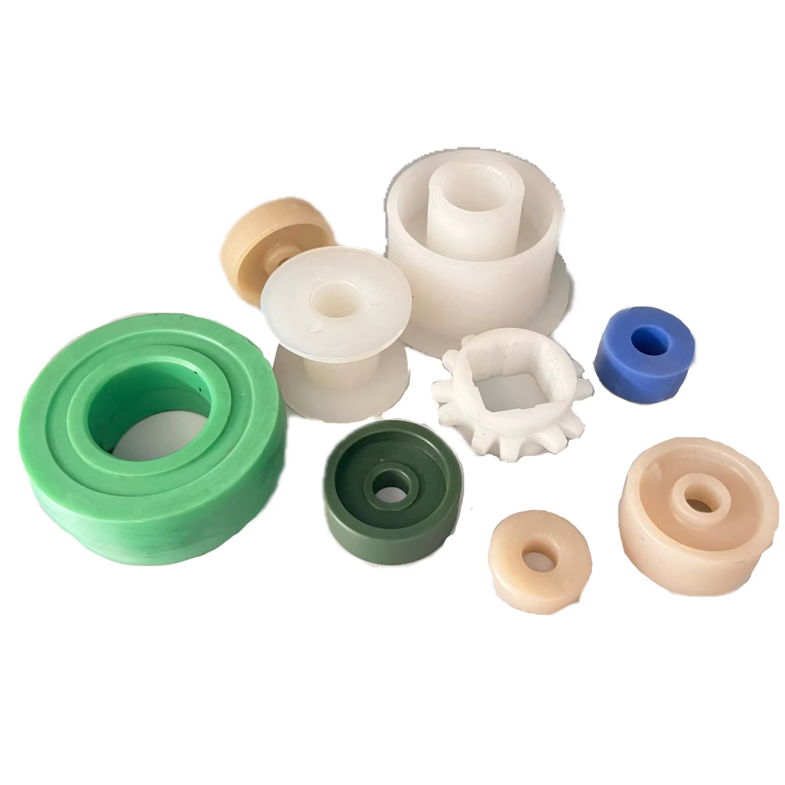 Custom CNC Machining Components Peek ABS/PTFE/Derlin/Nylon POM CNC All Kinds Of Pulley Wheel